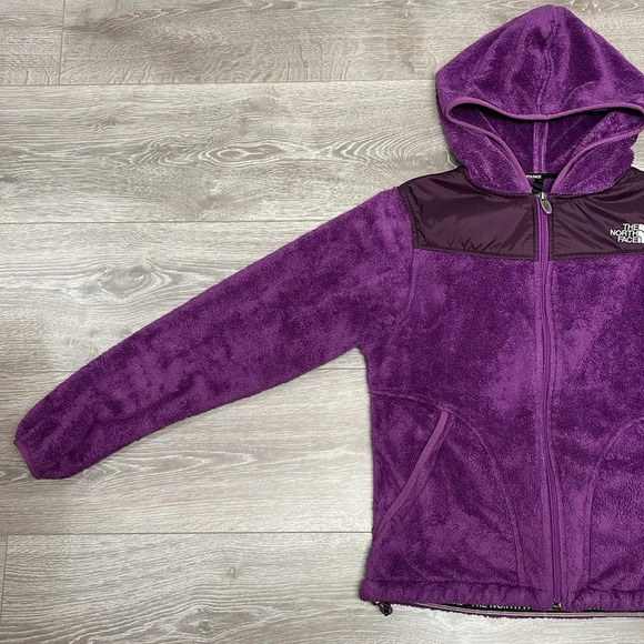 The North Face Oso Furry Fleece Hoodie Full Zip Berry Lacquer S - Picture 4 of 16